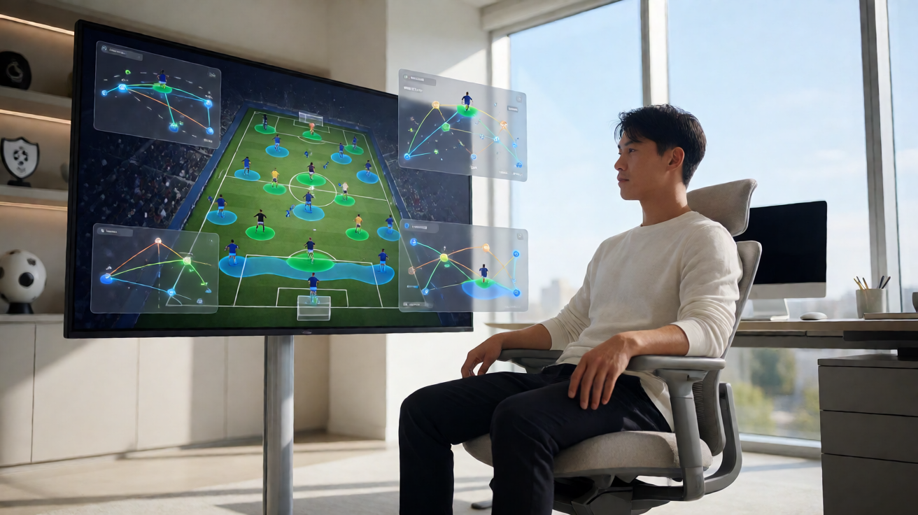 8688体育战术分析页面，展示球队阵型与球员跑动热区图